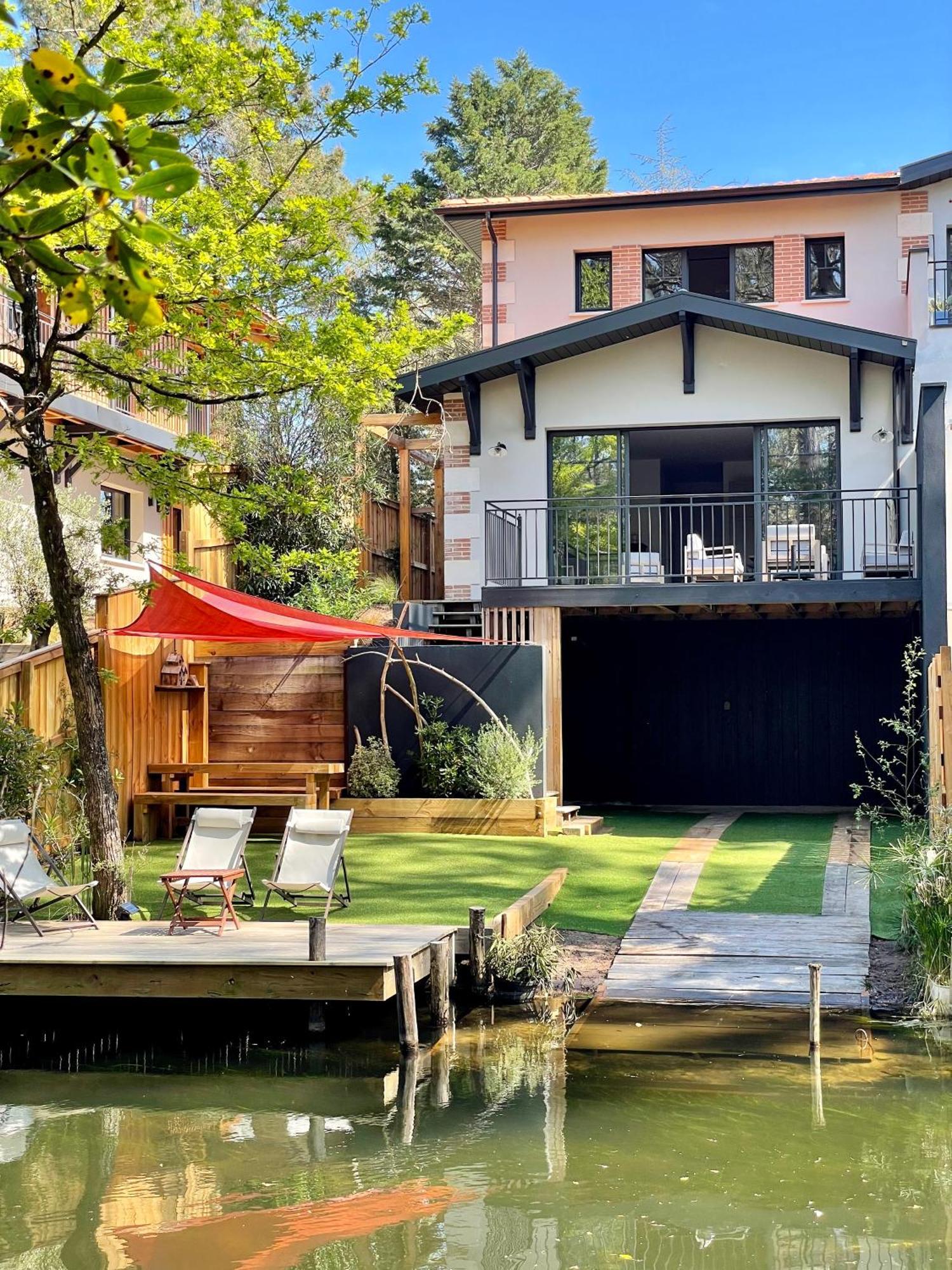 Villa Du Canal - Ponton Pour Bateau ラ・テスト・ド・ビュシュ エクステリア 写真
